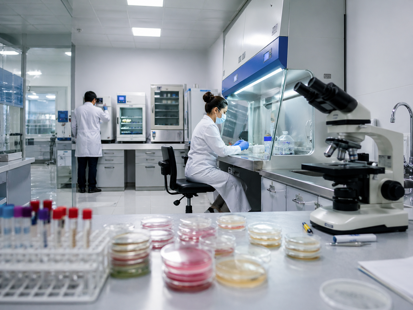 Laboratorio de microbiología